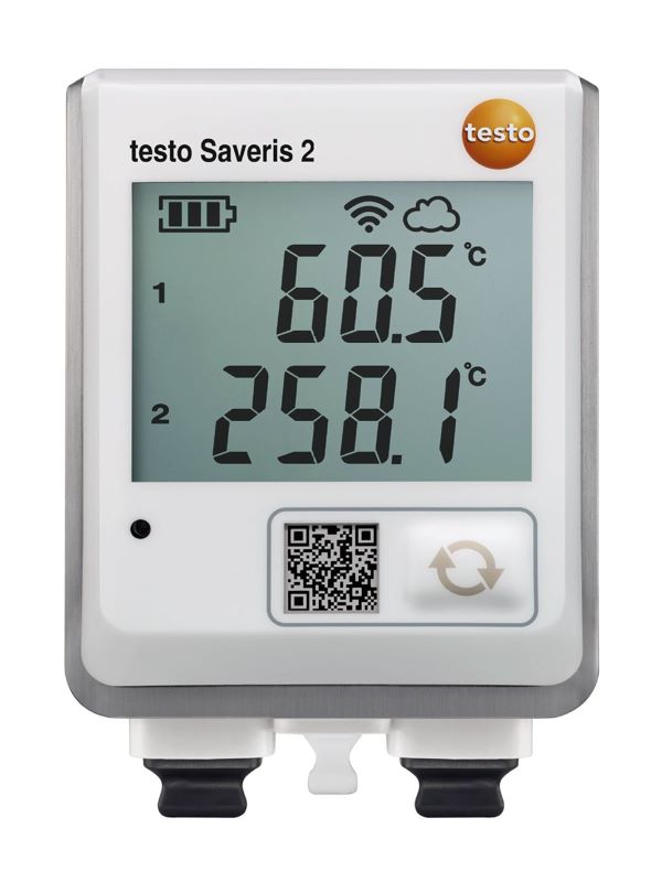 testo Saveris 2-T3 WiFi 温度记录仪 - 两个外置温度探头插口